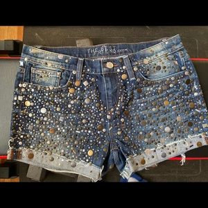 Studded Joes denim shorts